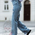 -WYPRZERDANE- Spodnie jeansowe Youngs niebieskie