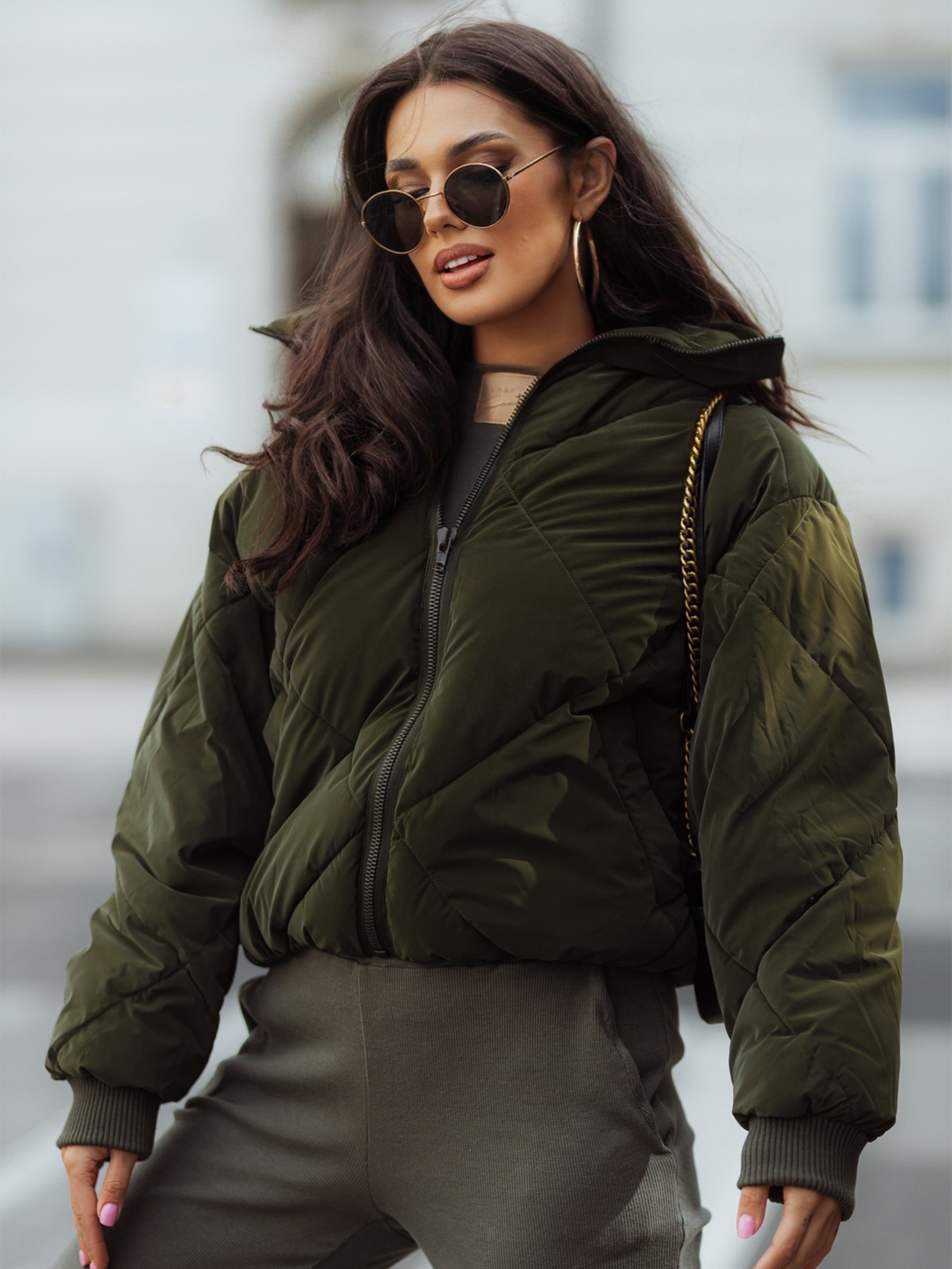 Kurtka zimowa Sherko khaki