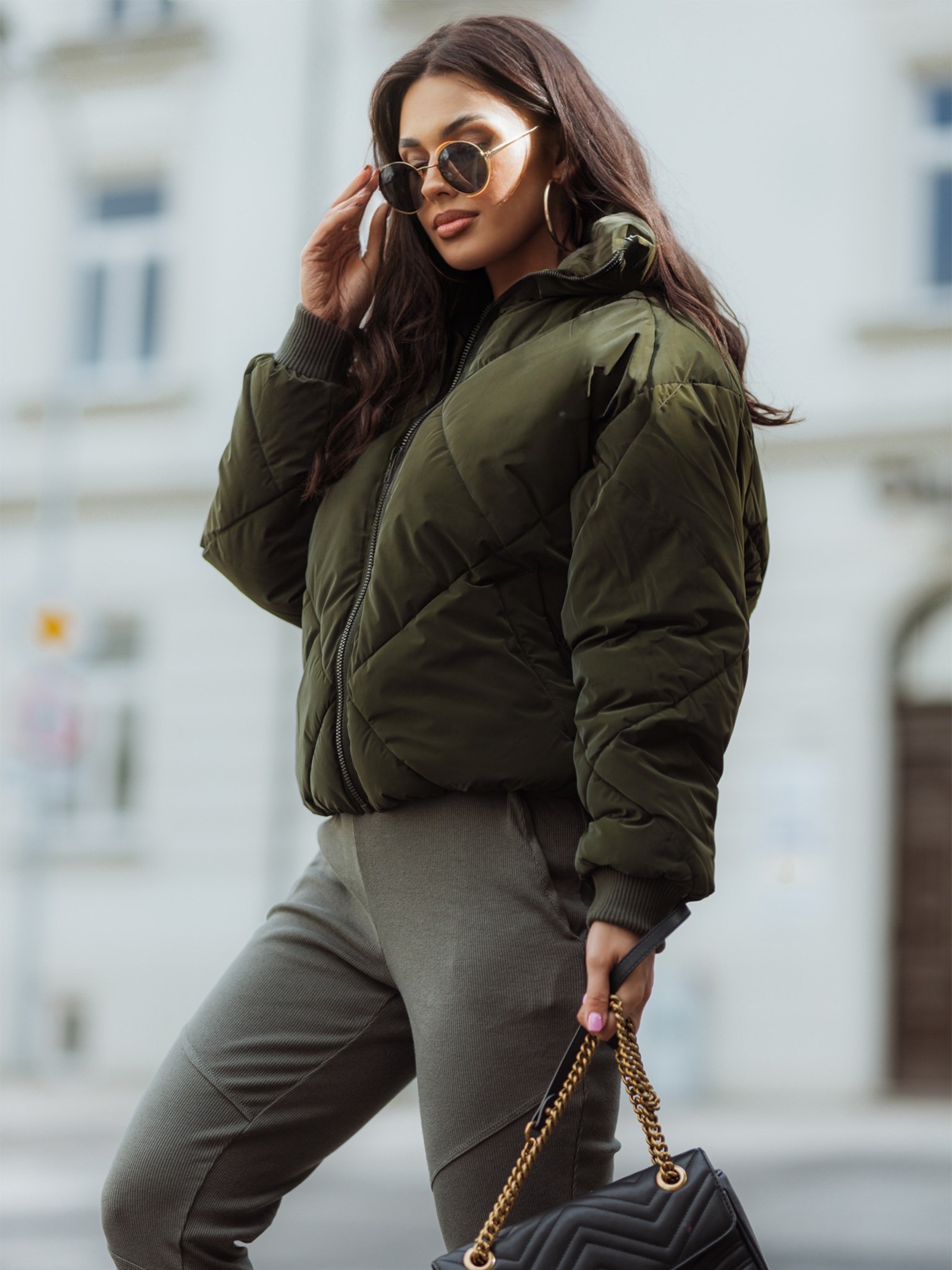 Kurtka zimowa Sherko khaki