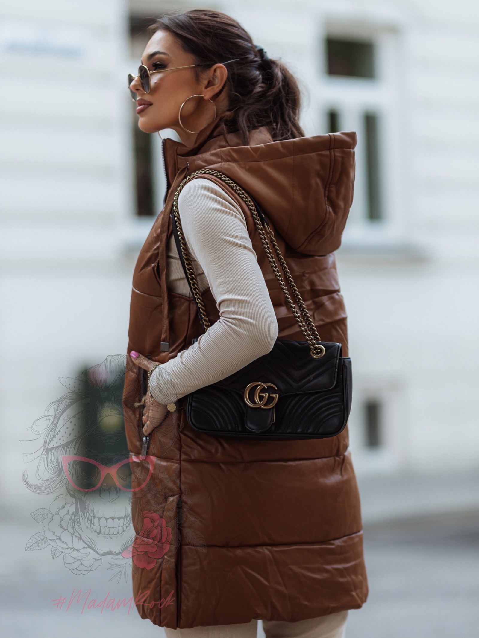 Kamizelka pikowana Cosy karmelowa Kamizelka pikowana Cosy karmelowa