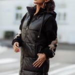 Kamizelka pikowana Cosy czarna