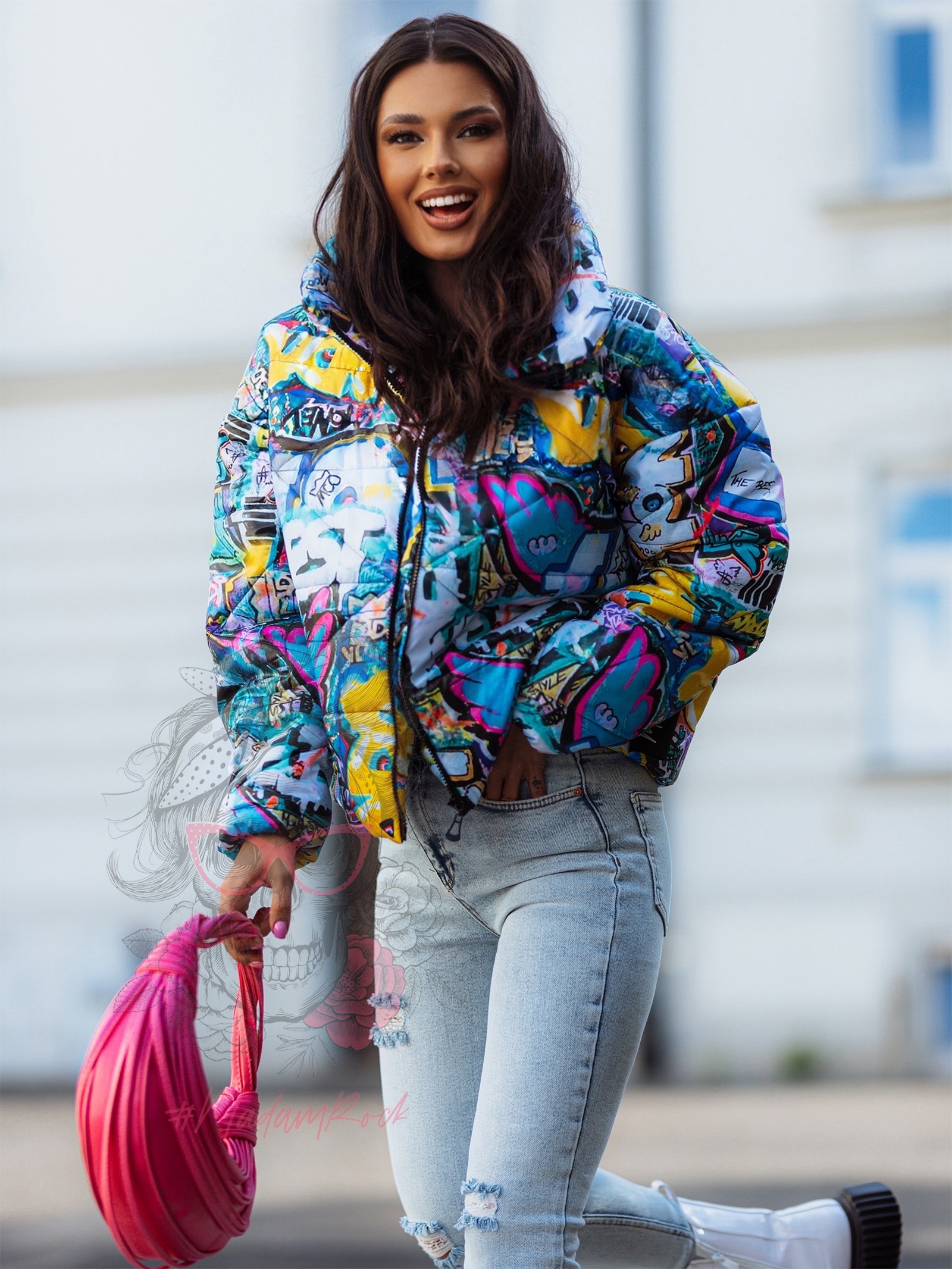 Kurtka bomberka MC WallStreet niebieska