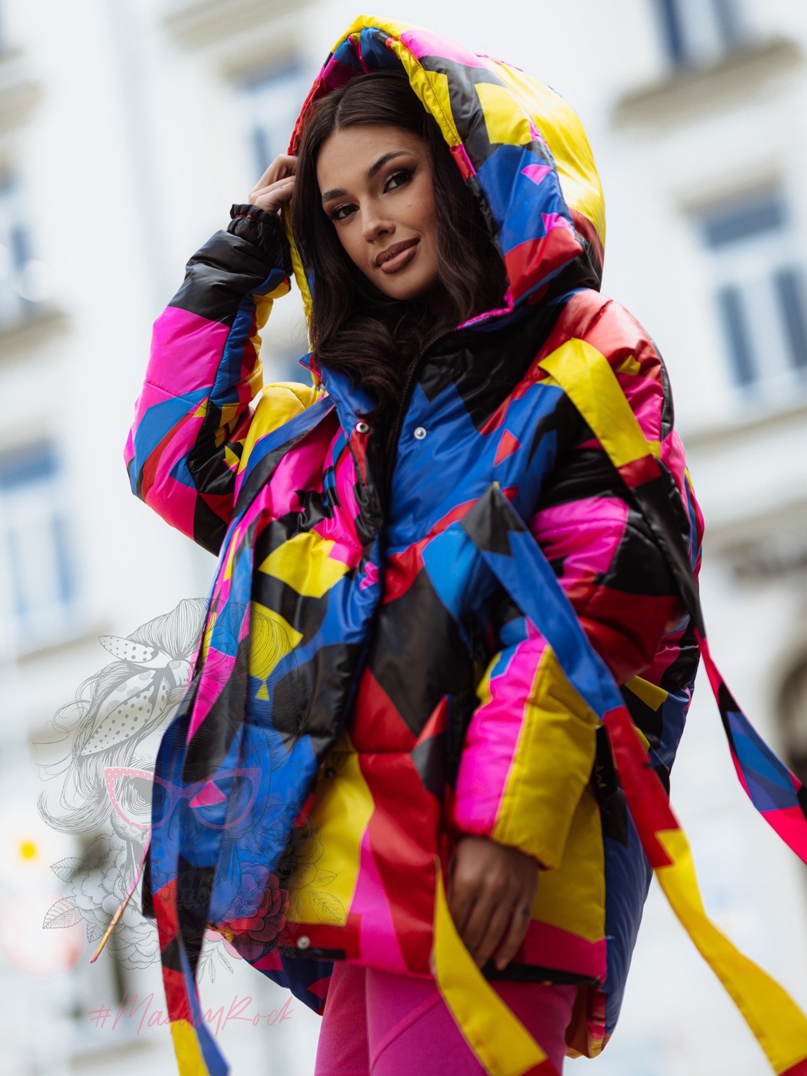 Kurtka oversize MC FullPower kolorowa