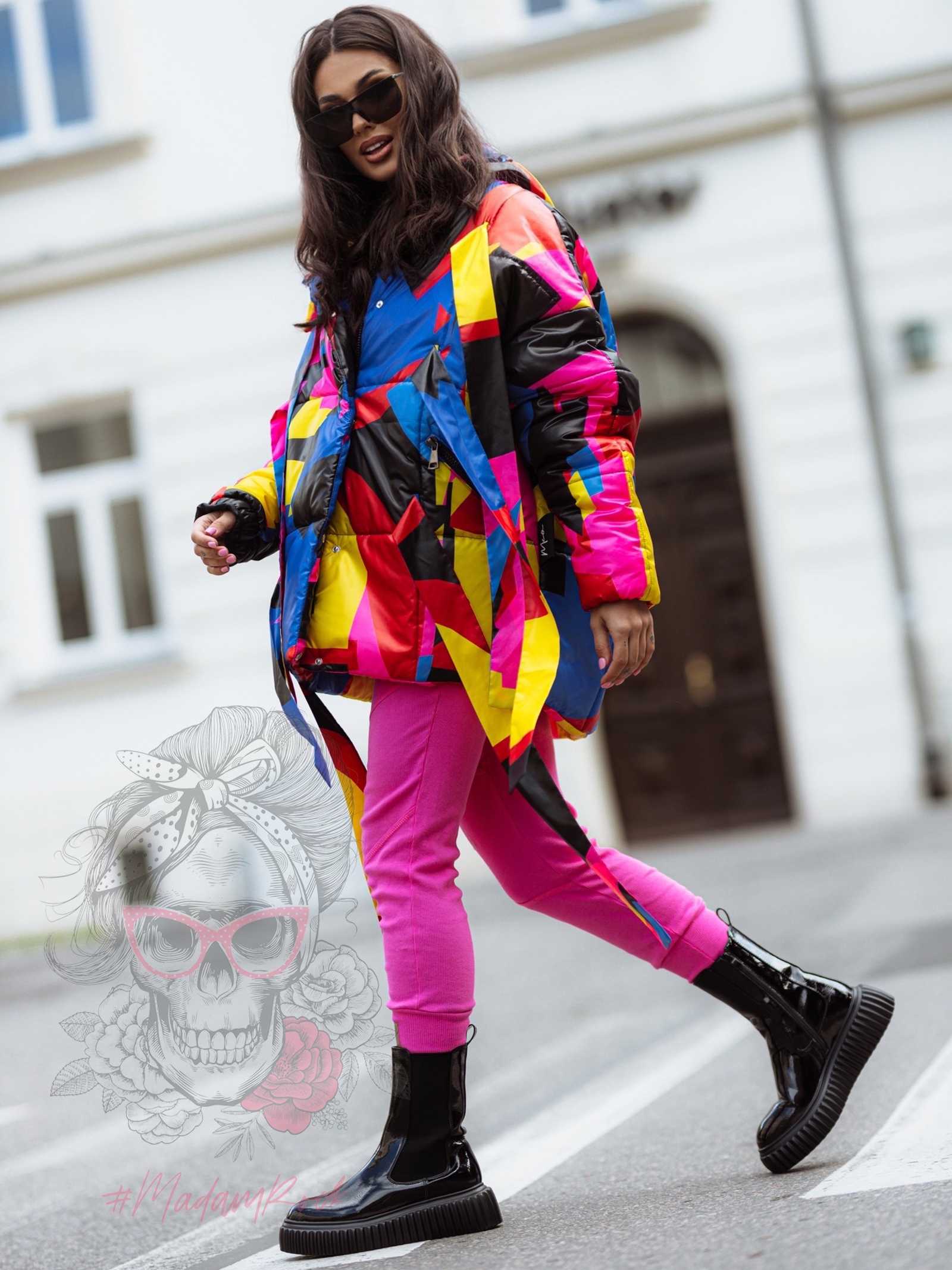 Kurtka oversize MC FullPower kolorowa