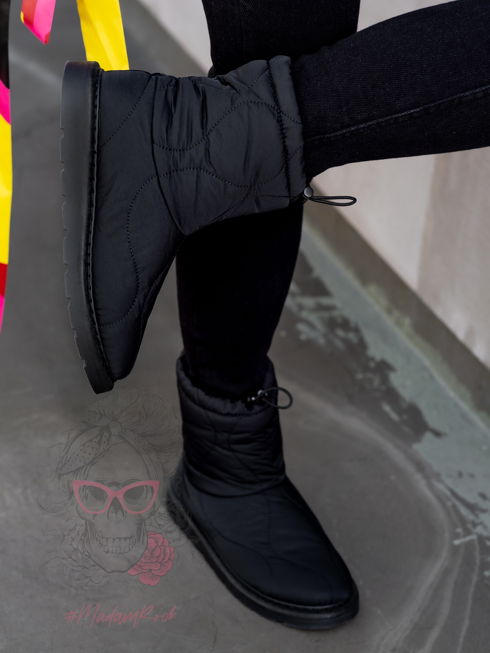 -WYPRZEDANE-Śniegowce kurtkowe Madam Jacketo czarne -WYPRZEDANE-Śniegowce kurtkowe Madam Jacketo czarne