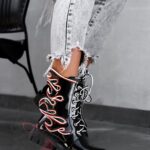 Workery lakierowane Rock Fire czarne