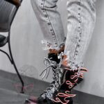 Workery lakierowane Rock Fire czarne