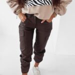 Spodnie bojówki Modern Fighter Ola Voga brązowe