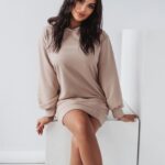 Sukienka dresowa Ola Voga Cute & Soft j.beżowa