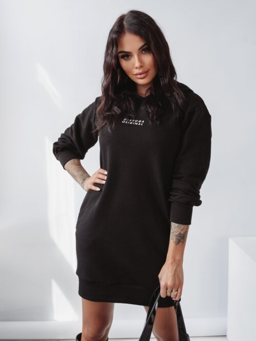 Sukienka dresowa Ola Voga Cute & Soft czarna