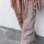 Kozaki koturny Madam Givme cappuccino