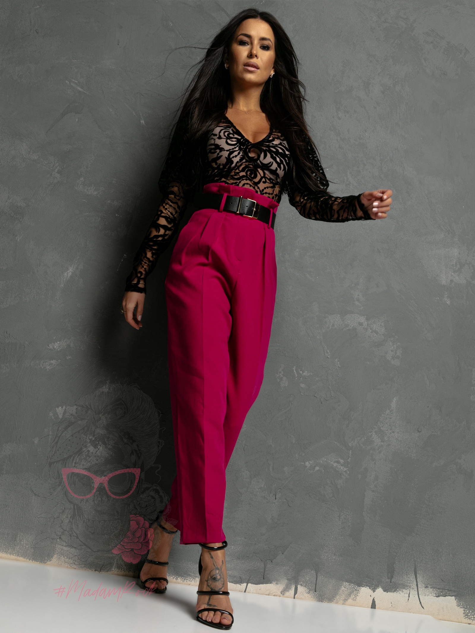 Body koronkowe NB NightLook czarne