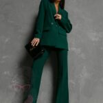 Marynarka klasyczna Hipnosis butelkowa zielona