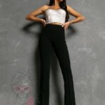 Top gorset błyszczący Mavis jasnozłoty