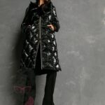 Kurtka pikowana Flamsho czarna