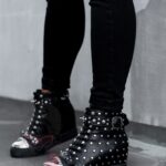 Sneakersy Rock Queen czarne