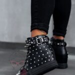 Sneakersy Rock Queen czarne