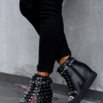 Sneakersy Rock Queen czarne