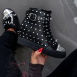 Sneakersy Rock Queen czarne