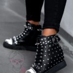 Sneakersy Rock Queen czarne