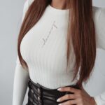 Bluzka klasyczna Ola Voga Cecilia ecru