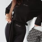 Sweter wiązany Sensitive Touch Ola Voga czarny