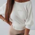 Sweter wiązany Sensitive Touch Ola Voga ecru