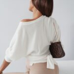 Sweter wiązany Sensitive Touch Ola Voga ecru