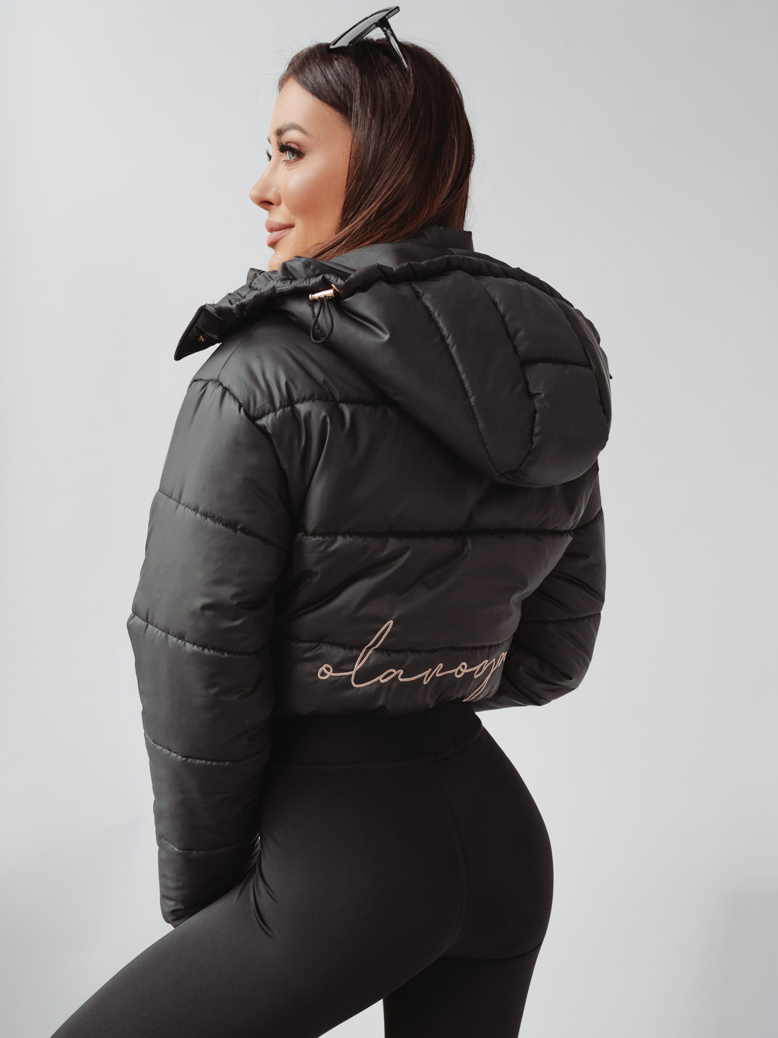 Kurtka pikowana I'm Fashion Ola Voga czarna