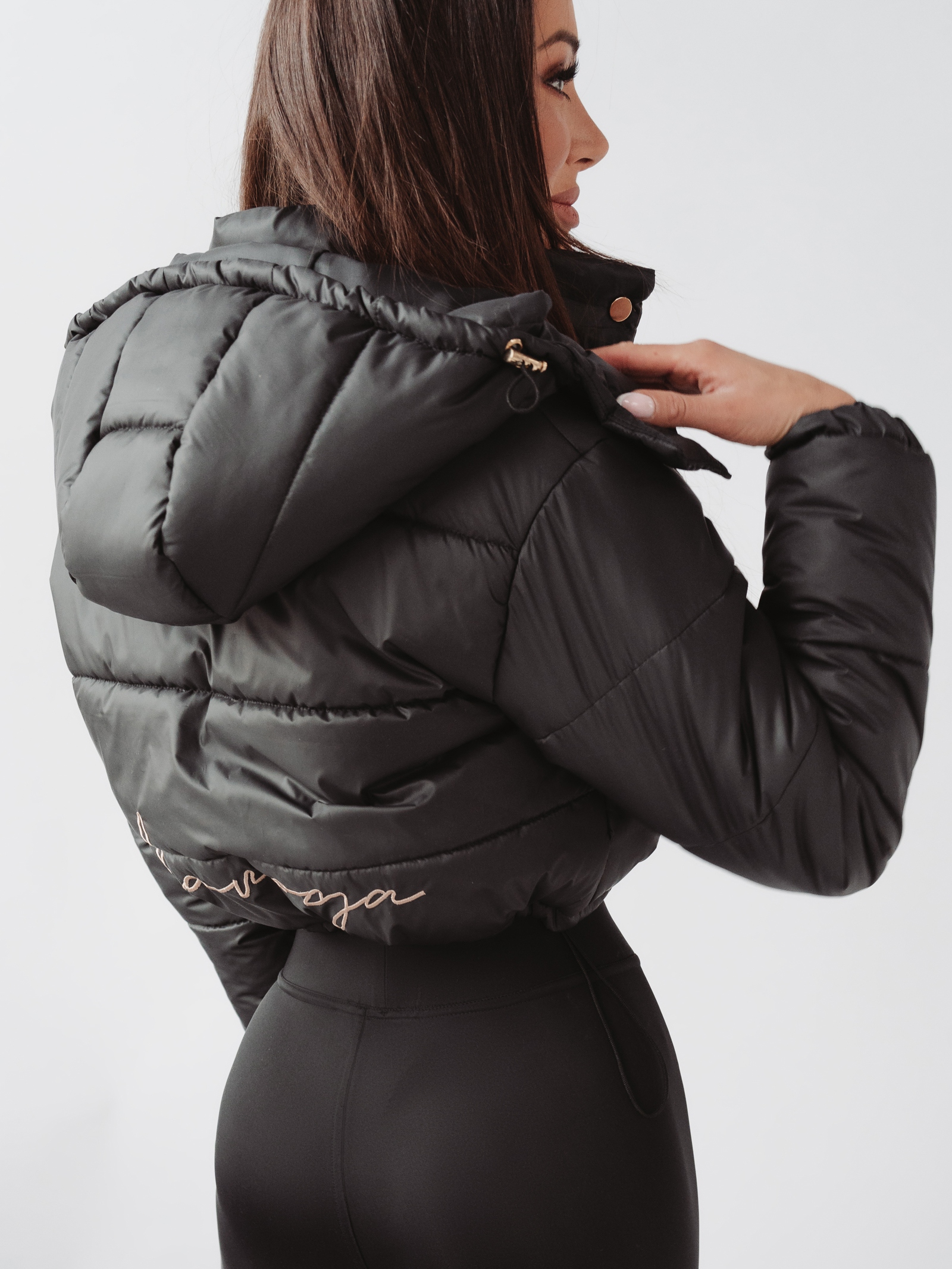 Kurtka pikowana I'm Fashion Ola Voga czarna