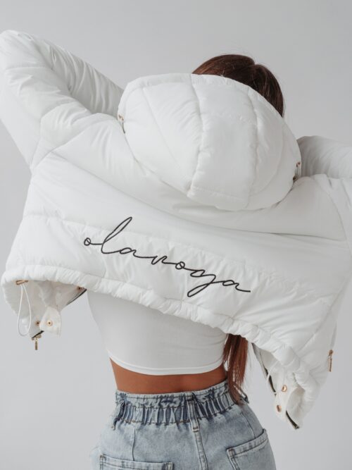 Kurtka pikowana I'm Fashion Ola Voga ecru