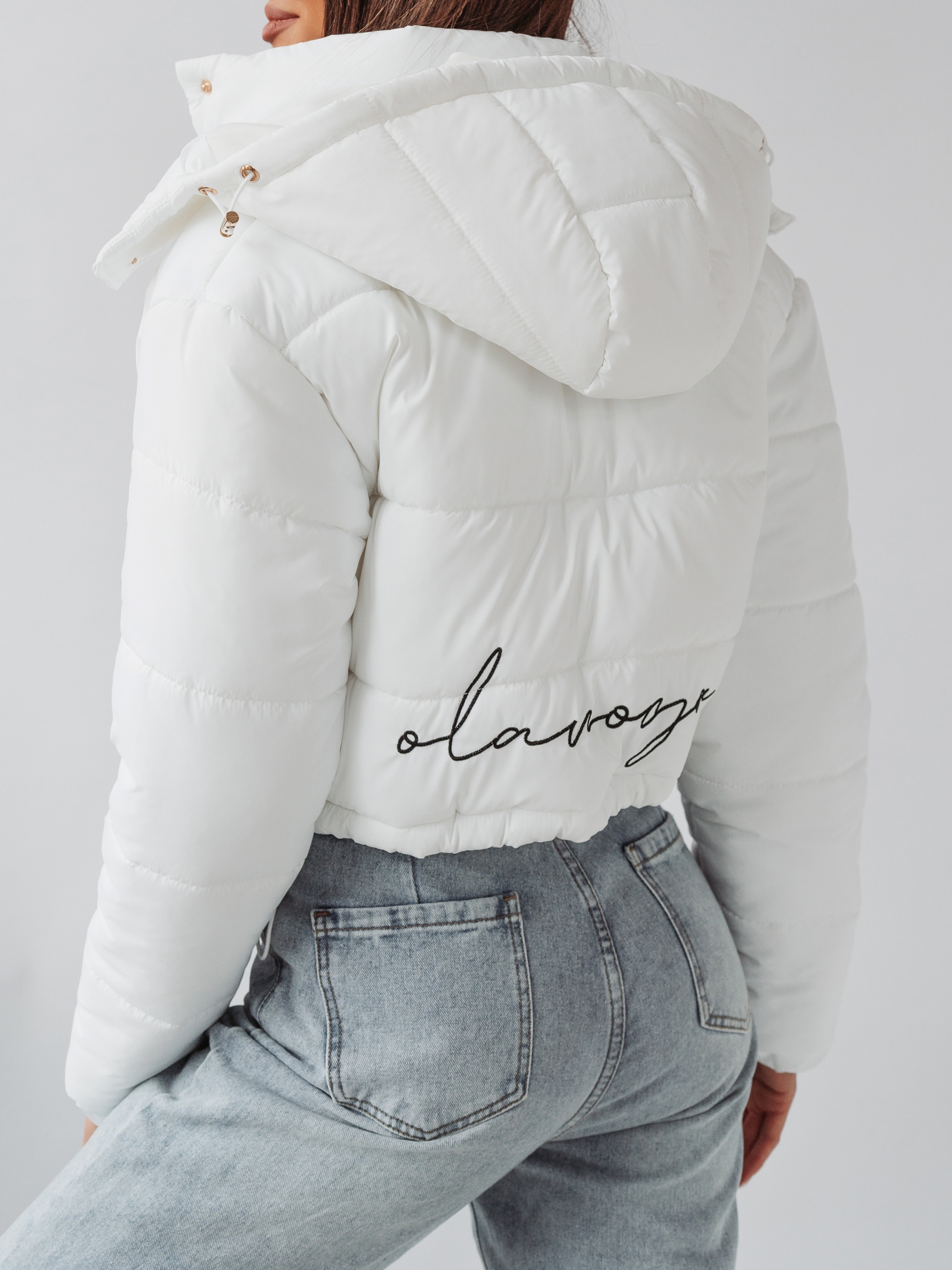 Kurtka pikowana I'm Fashion Ola Voga ecru Kurtka pikowana I'm Fashion Ola Voga ecru