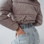 Kurtka pikowana I'm Fashion Ola Voga c.beżowa