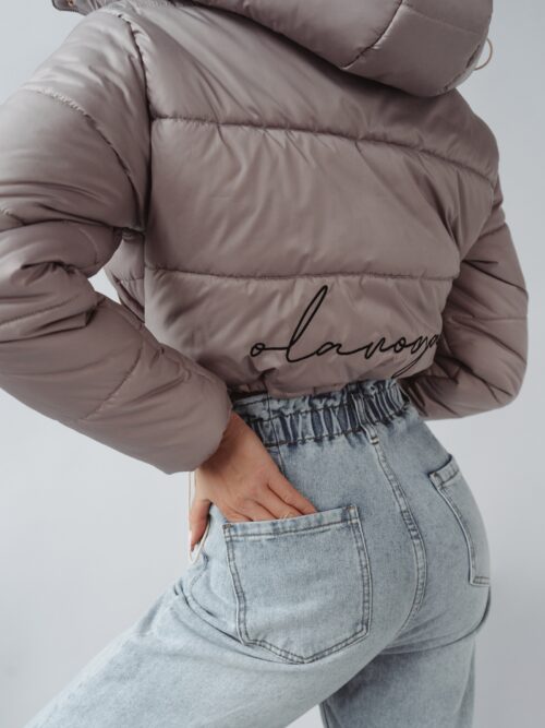 Kurtka pikowana I'm Fashion Ola Voga c.beżowa