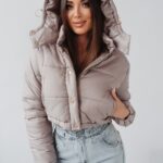 Kurtka pikowana I'm Fashion Ola Voga c.beżowa