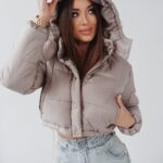 Kurtka pikowana I'm Fashion Ola Voga c.beżowa