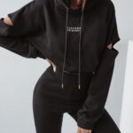 Komplet bawełniany Original Texture Ola Voga czarny