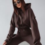 -wyprzedane-Komplet bawełniany Orginal Texture Ola Voga brązowy