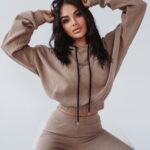 Komplet bawełniany Original Texture Ola Voga c.beżowy