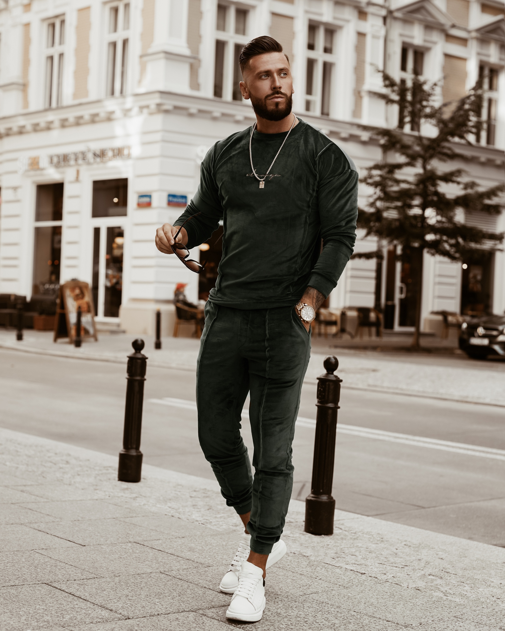 Komplet męski Ola Voga Velvet Master khaki