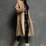 Kardigan premium Otto beżowy