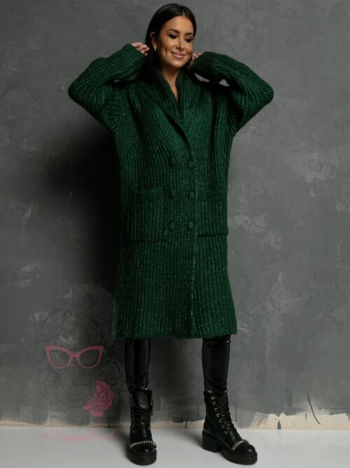 Kardigan premium Otto zielony