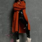 Kardigan premium Otto pomarańczowy