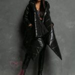 Płaszcz asymetryczny MC BeFree czarny