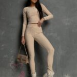 Komplet prążek Faseto beżowy