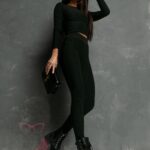 Komplet prążek Faseto czarny