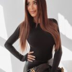 Body prążkowane Ola Voga Simple Lines czarne