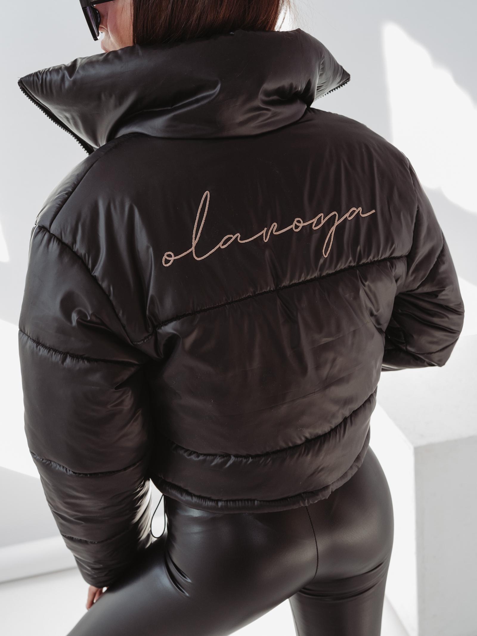 Kurtka pikowana Symphony Ola Voga czarna Kurtka pikowana Symphony Ola Voga czarna