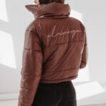 Kurtka pikowana Symphony Ola Voga brązowa