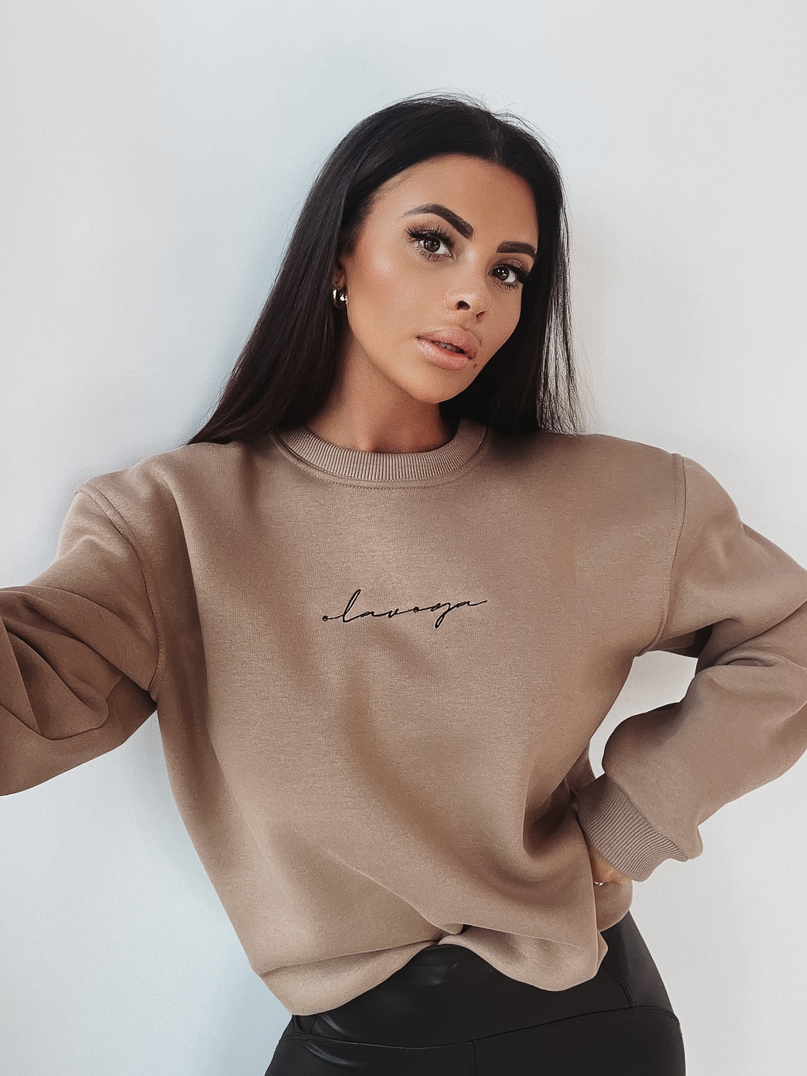 Bluza bawełniana Ola Voga My Comfort c.beżowa